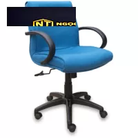 Ghế lãnh đạo lưng trung bọc vải, đệm và tựa liền khối SG711